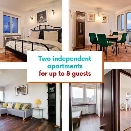Amazing View From Double Apt For Group Of 4-8 People Appartamento *